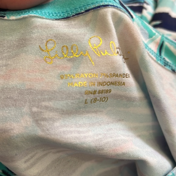 Lilly Pulitzer Mini Sophie Dress size Medium & Large in Multi Pier Pressure EUC - Picture 7 of 7